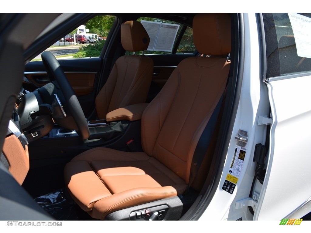 2017 3 Series 330i xDrive Sedan - Alpine White / Saddle Brown photo #13