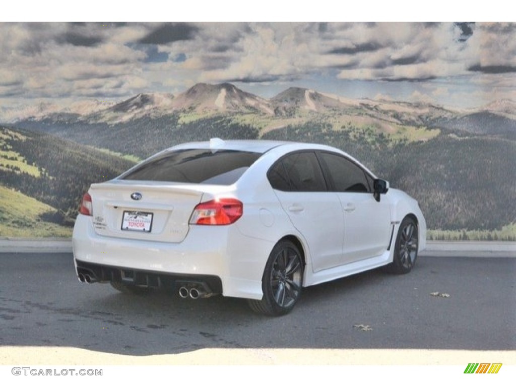 2017 WRX Limited - Crystal White Pearl / Carbon Black photo #3
