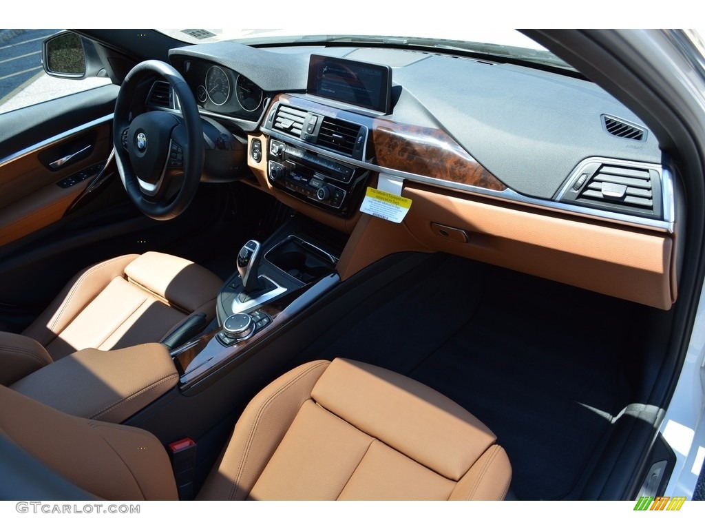 2017 3 Series 330i xDrive Sedan - Alpine White / Saddle Brown photo #27