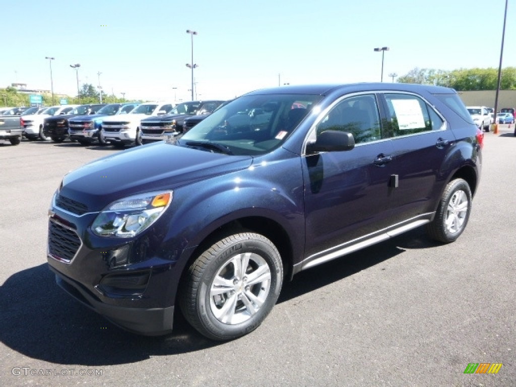 2017 Equinox LS - Blue Velvet Metallic / Jet Black photo #1