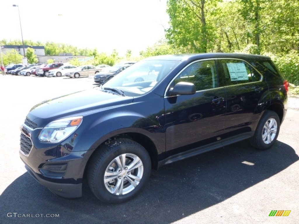 2017 Equinox LS - Blue Velvet Metallic / Jet Black photo #1