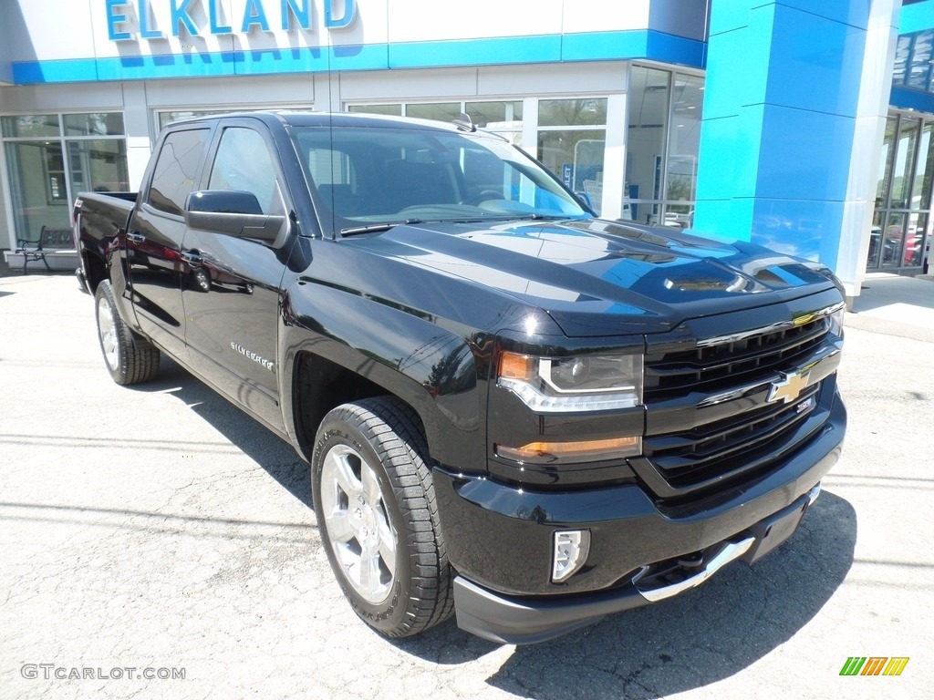 2017 Silverado 1500 LT Crew Cab 4x4 - Black / Jet Black photo #3