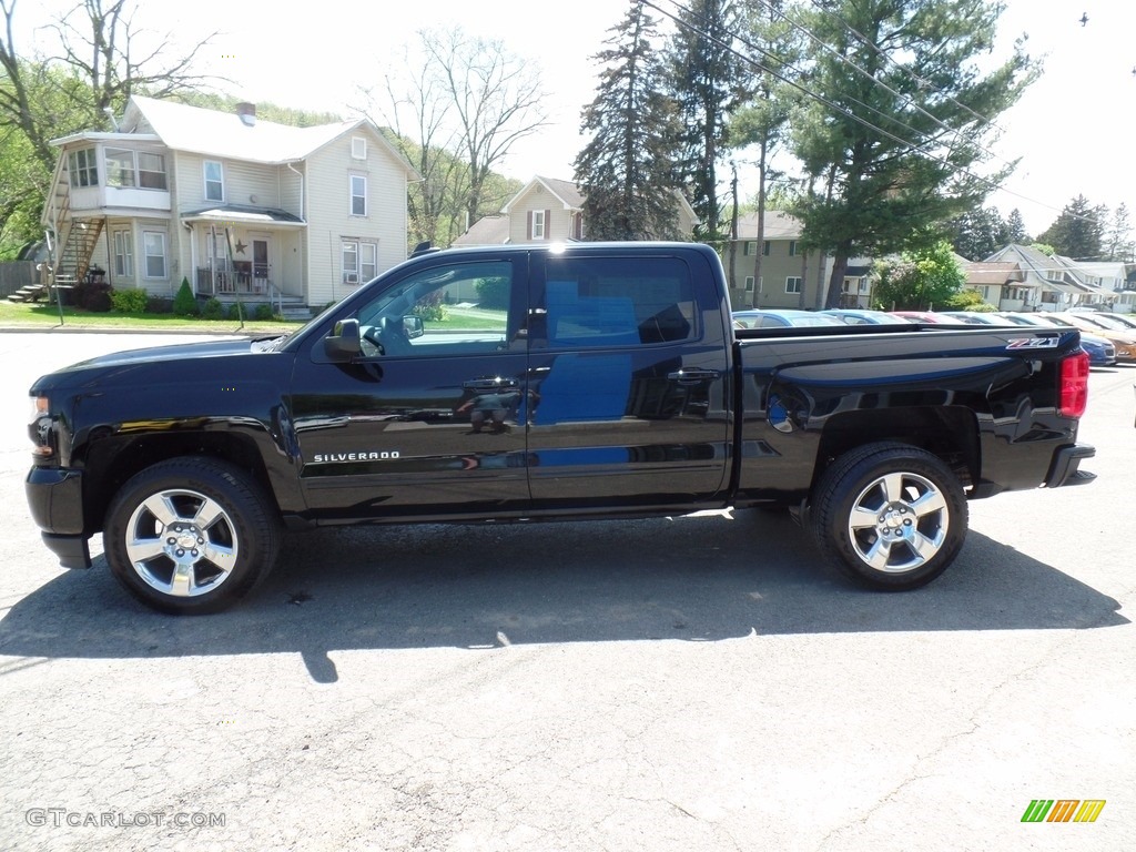 2017 Silverado 1500 LT Crew Cab 4x4 - Black / Jet Black photo #8