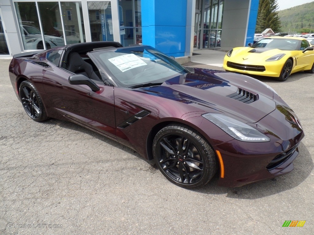 Black Rose Metallic 2017 Chevrolet Corvette Stingray Coupe Exterior Photo #120520851