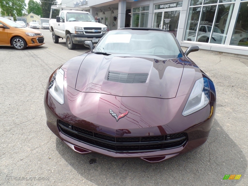 2017 Corvette Stingray Coupe - Black Rose Metallic / Jet Black photo #5