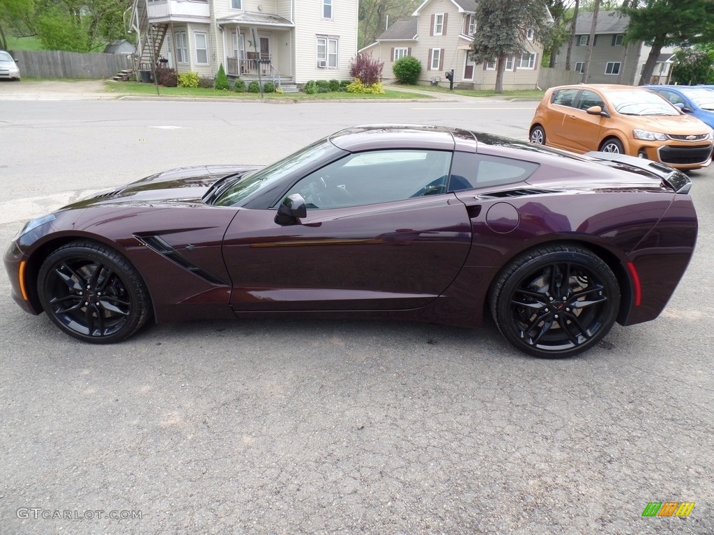 Black Rose Metallic 2017 Chevrolet Corvette Stingray Coupe Exterior Photo #120520910