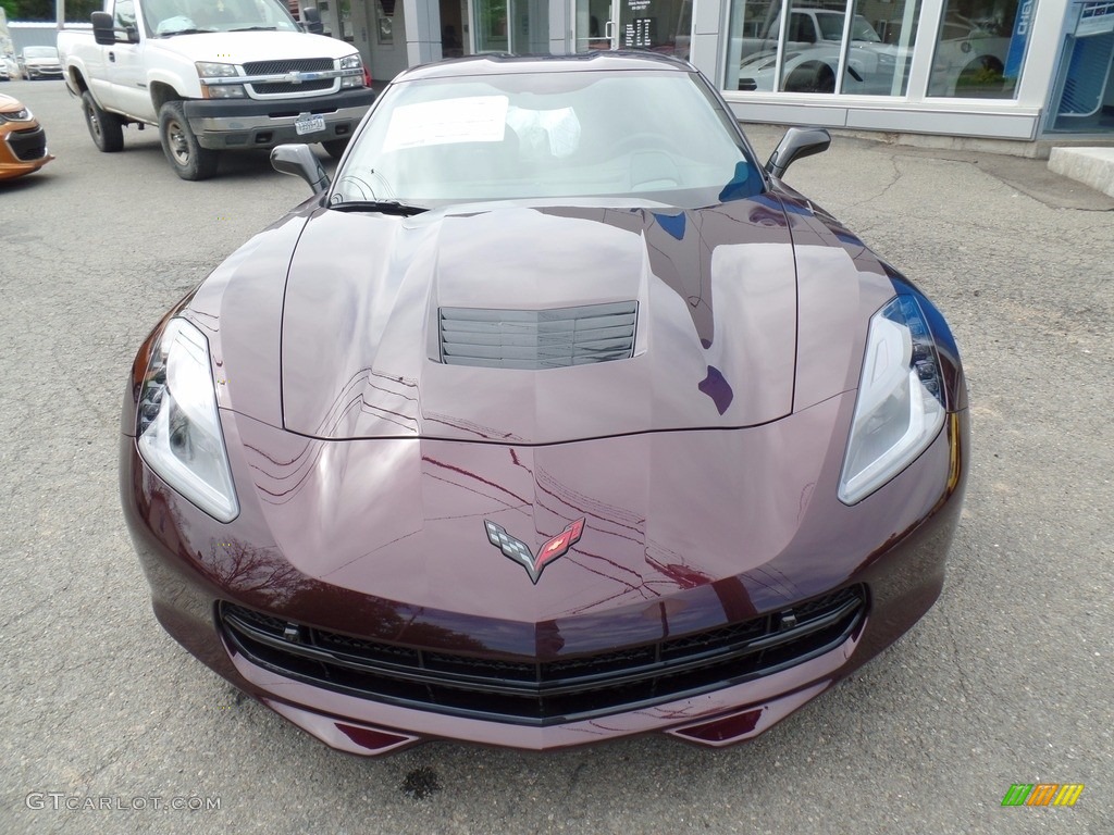 2017 Corvette Stingray Coupe - Black Rose Metallic / Jet Black photo #8
