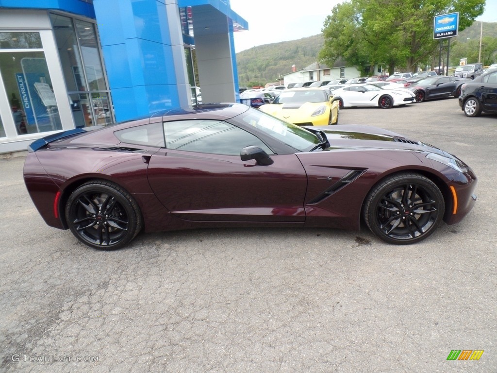 2017 Corvette Stingray Coupe - Black Rose Metallic / Jet Black photo #10