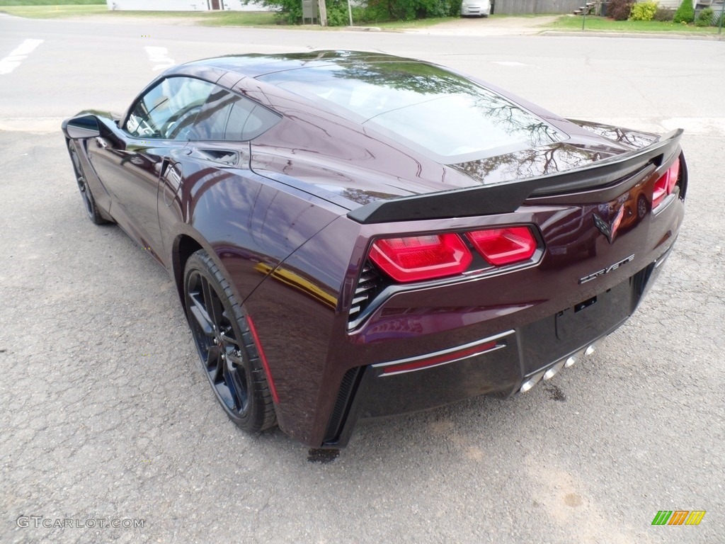 2017 Corvette Stingray Coupe - Black Rose Metallic / Jet Black photo #13