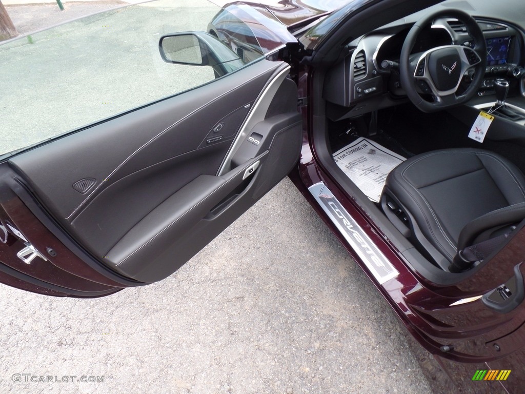 2017 Corvette Stingray Coupe - Black Rose Metallic / Jet Black photo #20
