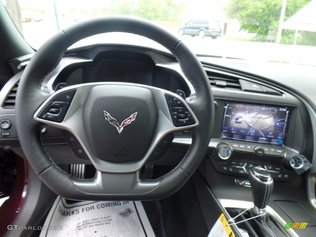 2017 Corvette Stingray Coupe - Black Rose Metallic / Jet Black photo #25