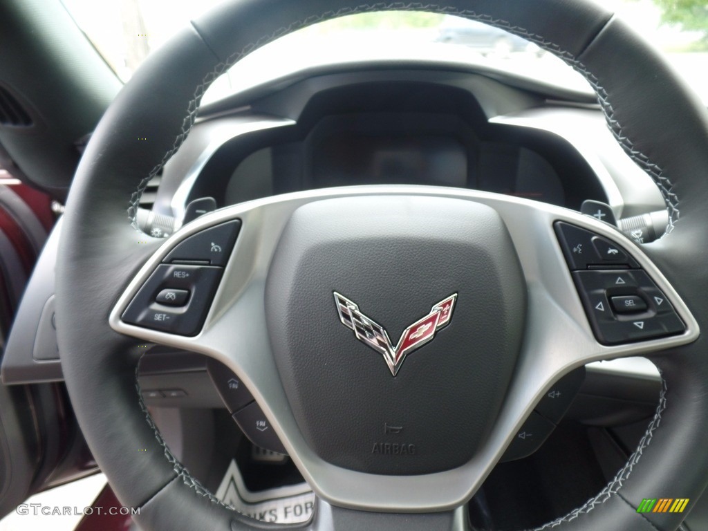 2017 Corvette Stingray Coupe - Black Rose Metallic / Jet Black photo #26