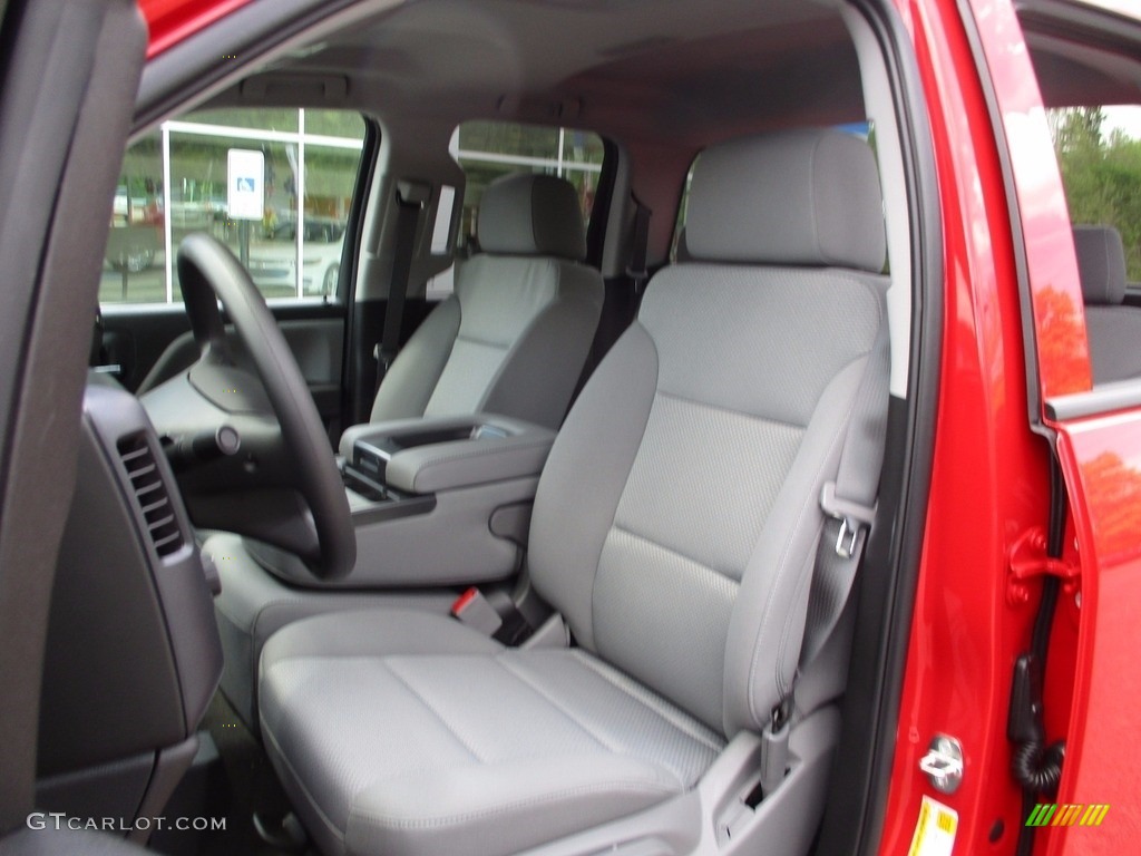 2017 Silverado 1500 Custom Double Cab 4x4 - Red Hot / Dark Ash/Jet Black photo #12