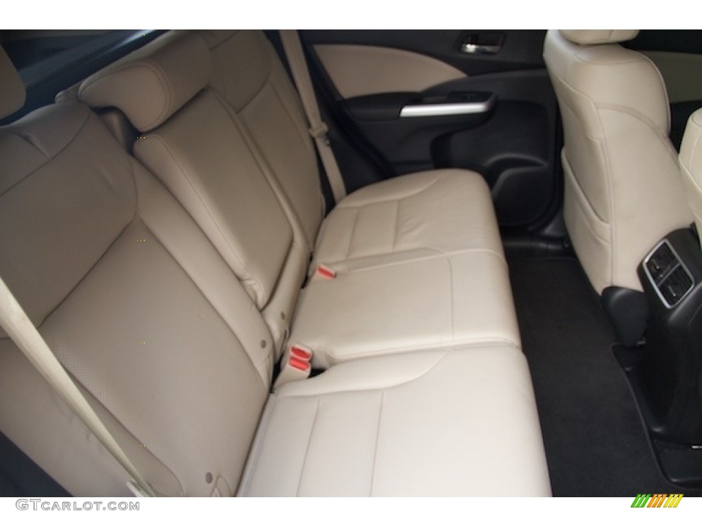 2015 CR-V Touring - White Diamond Pearl / Beige photo #16