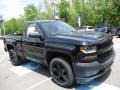 2017 Black Chevrolet Silverado 1500 WT Regular Cab 4x4  photo #9