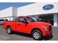 2017 Race Red Ford F150 XL Regular Cab  photo #1