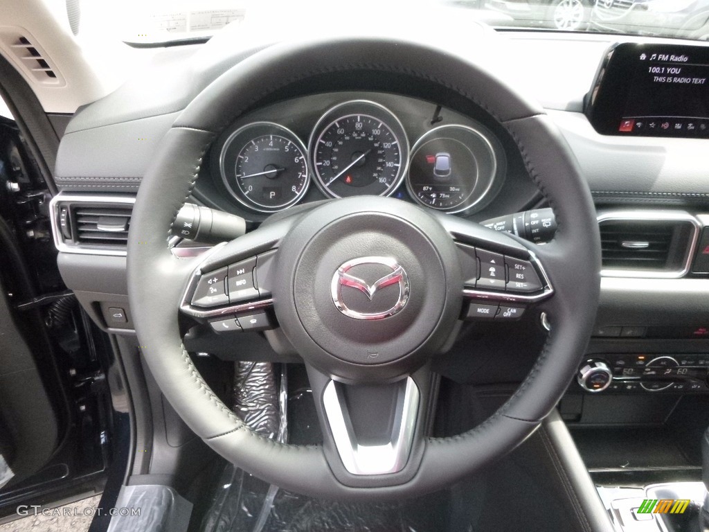 2017 CX-5 Grand Touring AWD - Deep Crystal Blue Mica / Black photo #11