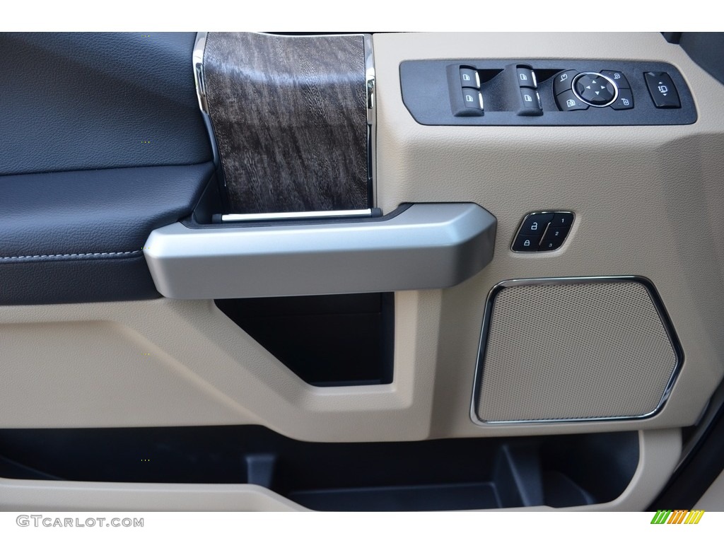 2017 F250 Super Duty Lariat Crew Cab 4x4 - White Gold / Camel photo #7
