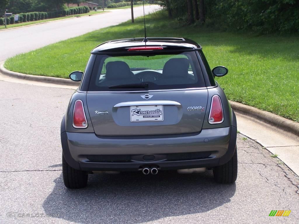 2005 Cooper S Hardtop - Dark Silver Metallic / Panther Black photo #4