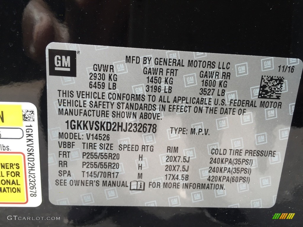 2017 Acadia Limited AWD - Ebony Twilight Metallic / Ebony photo #11