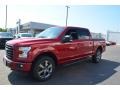 2017 Ruby Red Ford F150 XLT SuperCrew 4x4  photo #3