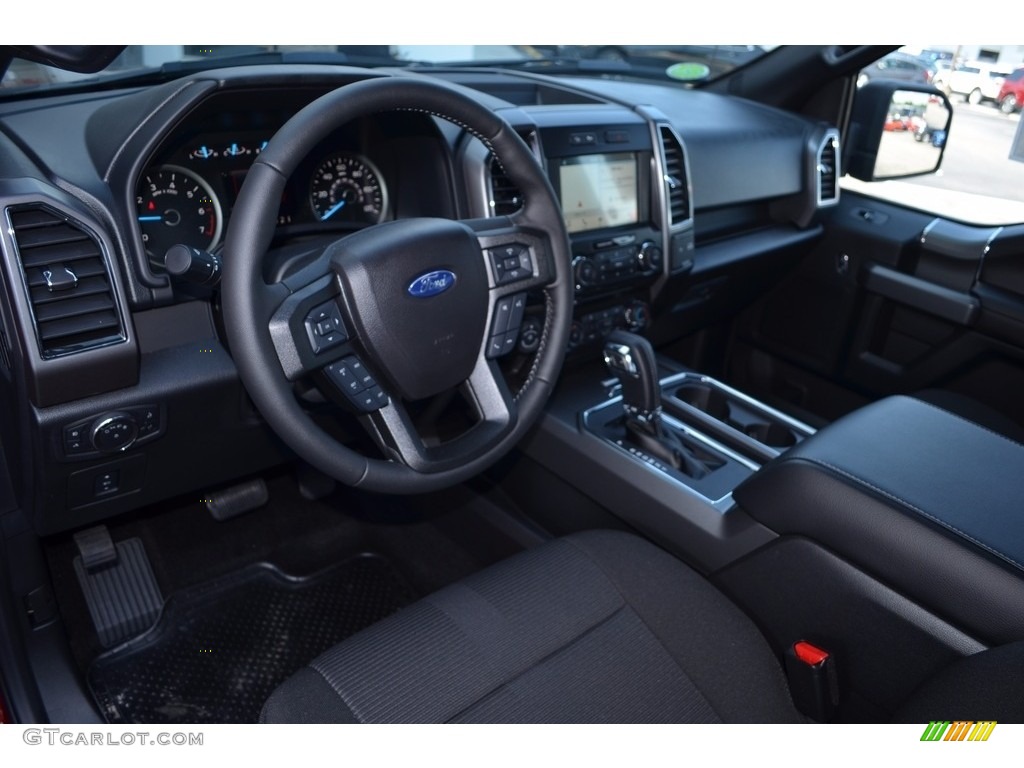 2017 F150 XLT SuperCrew 4x4 - Ruby Red / Black photo #9