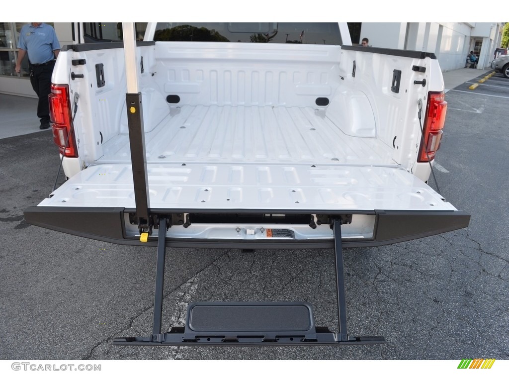 2017 F150 Lariat SuperCrew 4X4 - White Platinum / Light Camel photo #6