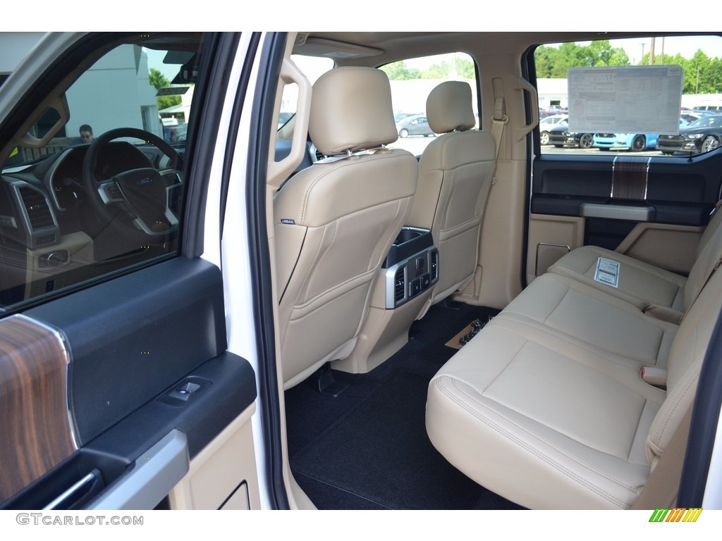 2017 F150 Lariat SuperCrew 4X4 - White Platinum / Light Camel photo #11