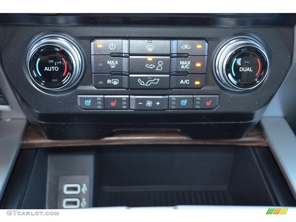 2017 F150 Lariat SuperCrew 4X4 - White Platinum / Light Camel photo #18