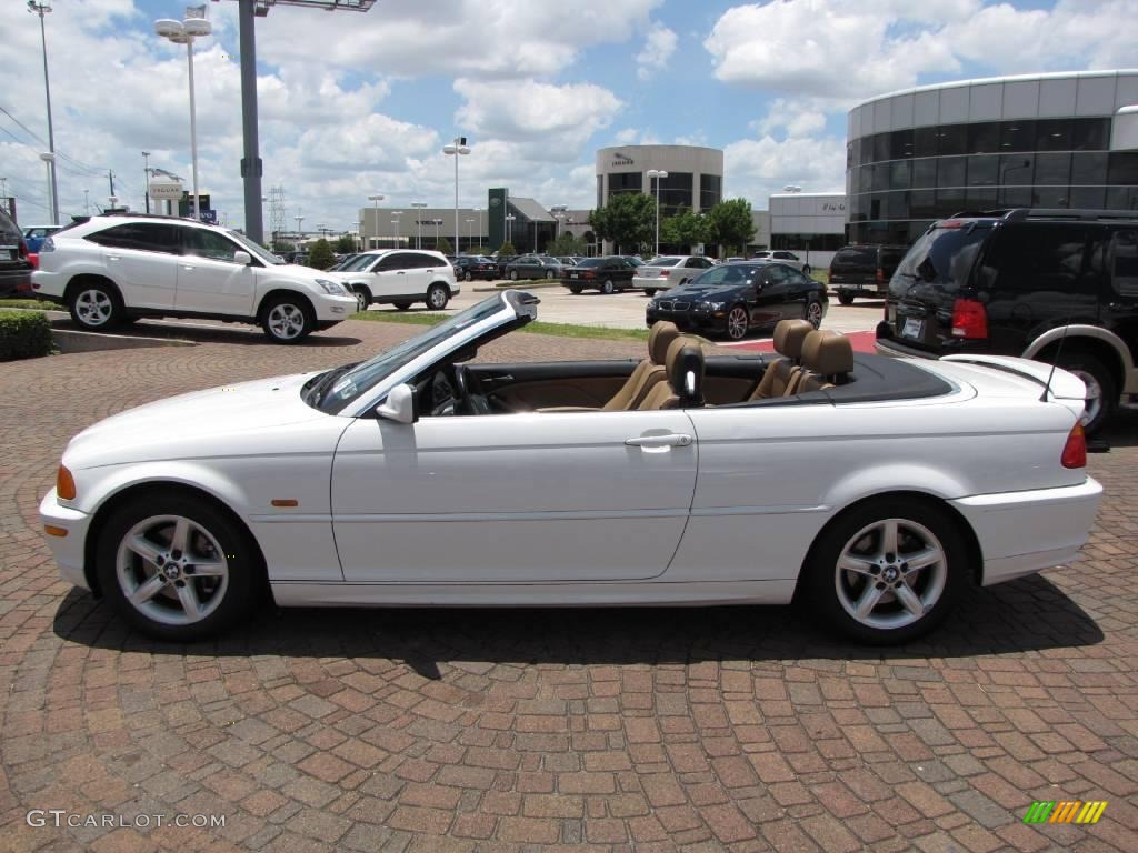 2002 3 Series 325i Convertible - Alpine White / Natural Brown photo #10