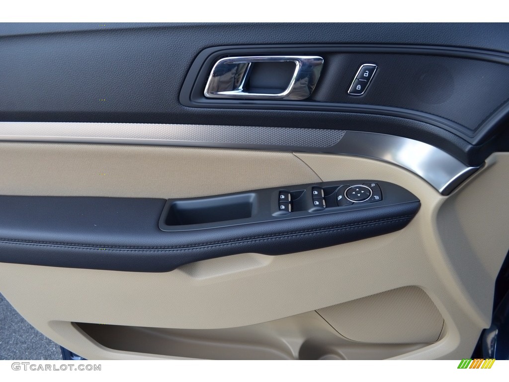 2017 Explorer FWD - Blue Jeans / Medium Light Camel photo #5