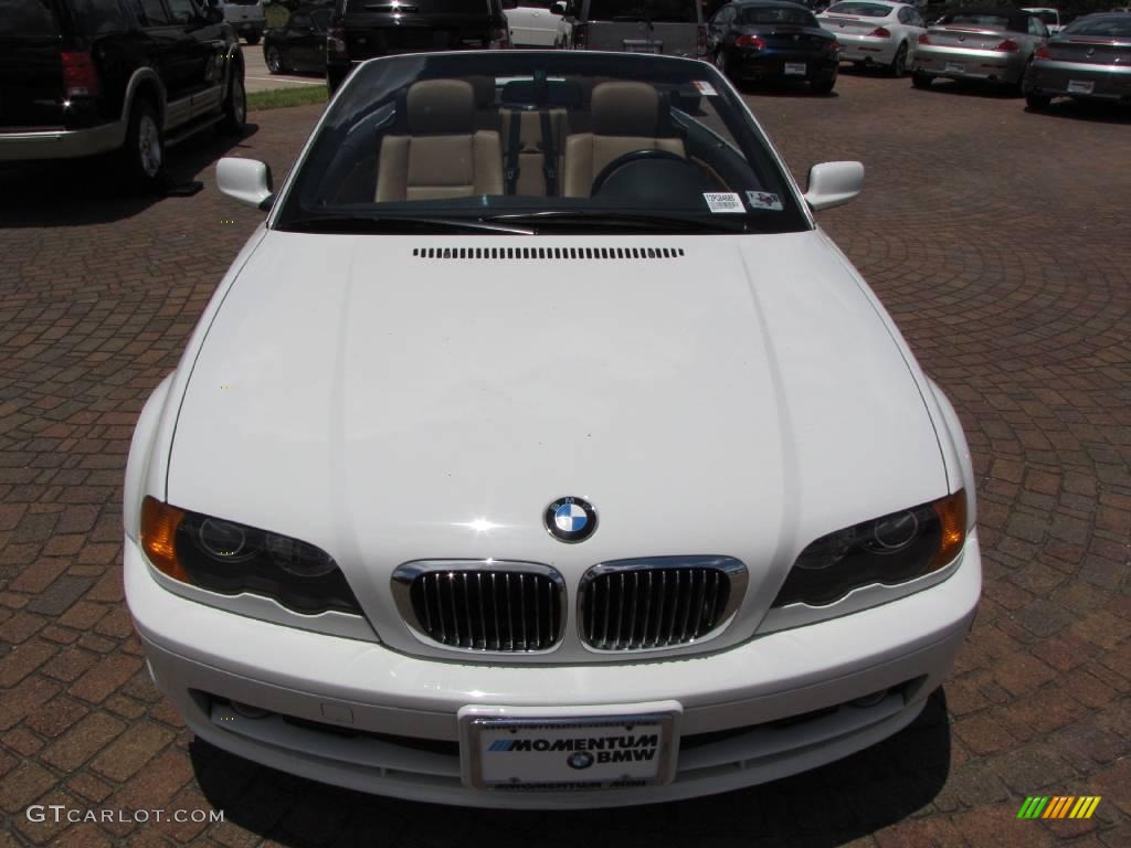 2002 3 Series 325i Convertible - Alpine White / Natural Brown photo #16