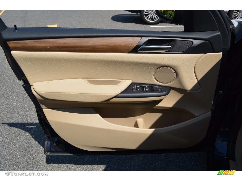 2014 X3 xDrive28i - Deep Sea Blue Metallic / Sand Beige photo #8