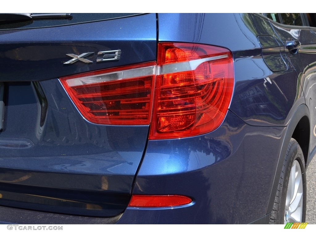 2014 X3 xDrive28i - Deep Sea Blue Metallic / Sand Beige photo #23