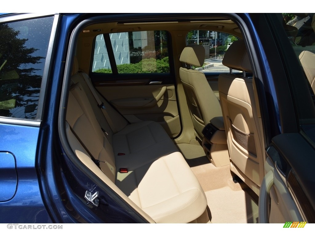 2014 X3 xDrive28i - Deep Sea Blue Metallic / Sand Beige photo #25