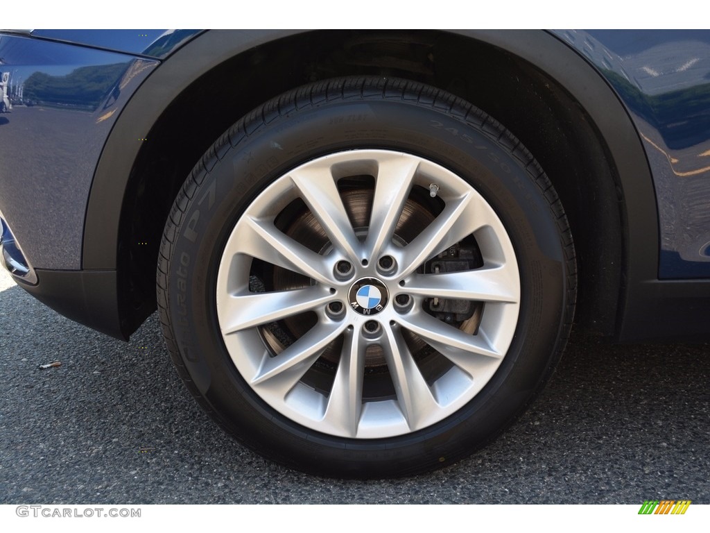 2014 X3 xDrive28i - Deep Sea Blue Metallic / Sand Beige photo #32