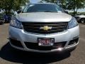 2017 Silver Ice Metallic Chevrolet Traverse LS AWD  photo #2