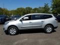 2017 Silver Ice Metallic Chevrolet Traverse LS AWD  photo #3