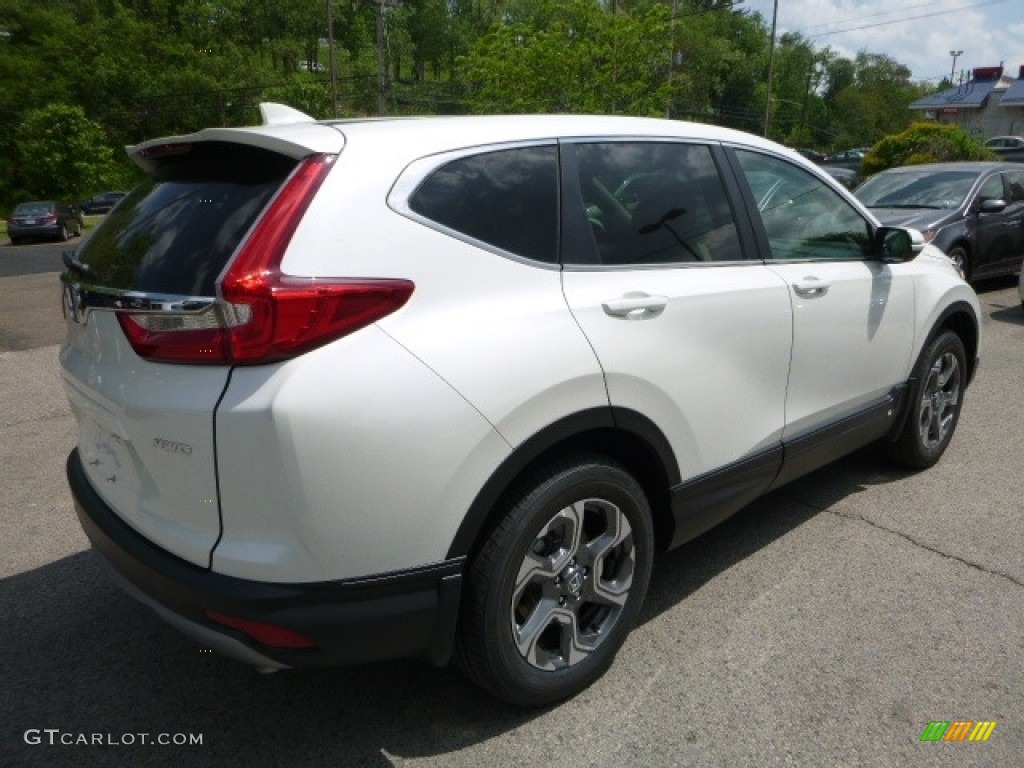 2017 CR-V EX AWD - White Diamond Pearl / Ivory photo #4