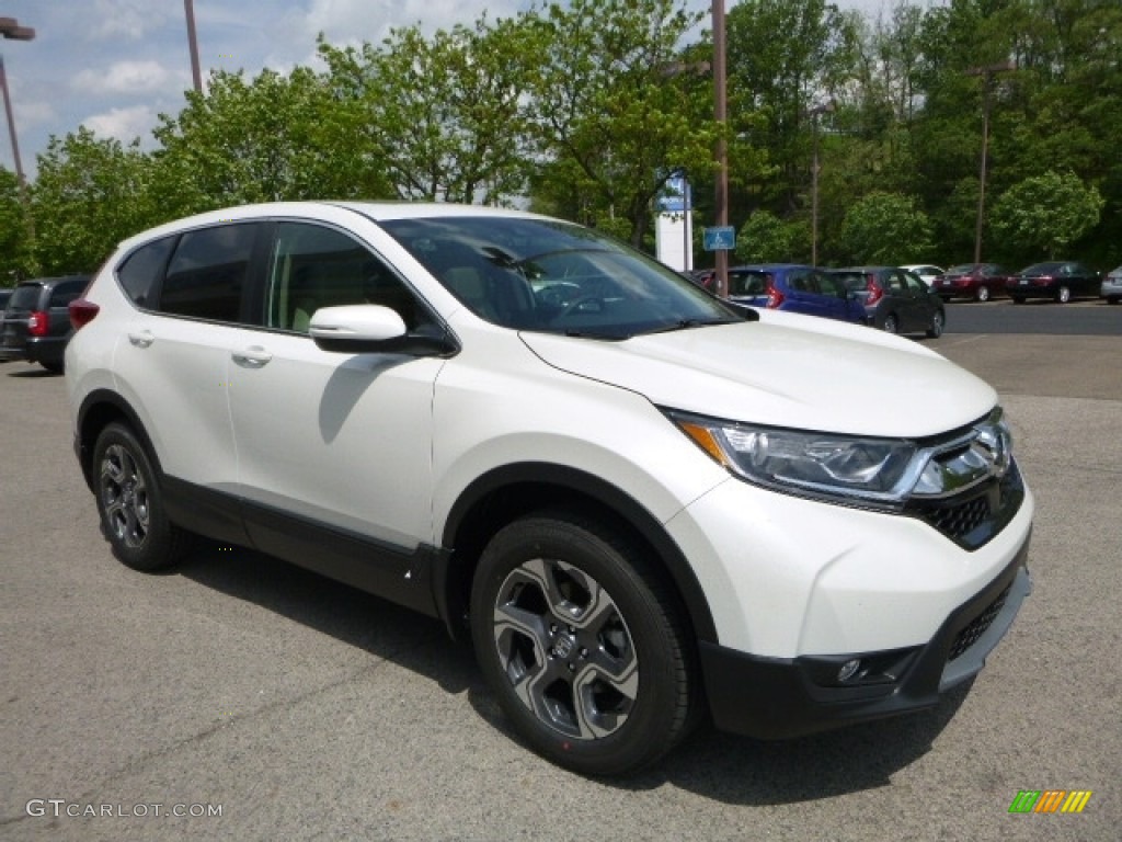 2017 CR-V EX AWD - White Diamond Pearl / Ivory photo #5