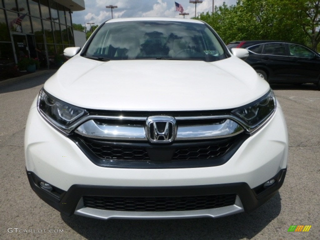 2017 CR-V EX AWD - White Diamond Pearl / Ivory photo #6
