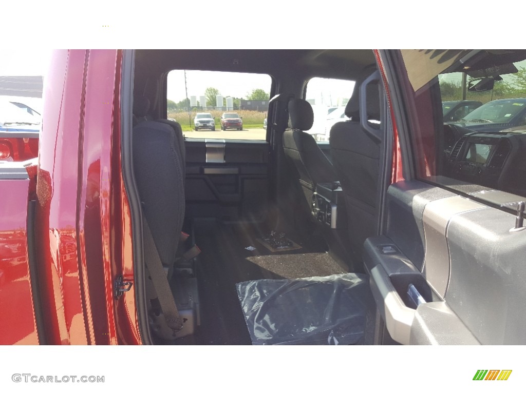 2017 F150 XLT SuperCrew 4x4 - Ruby Red / Black photo #9