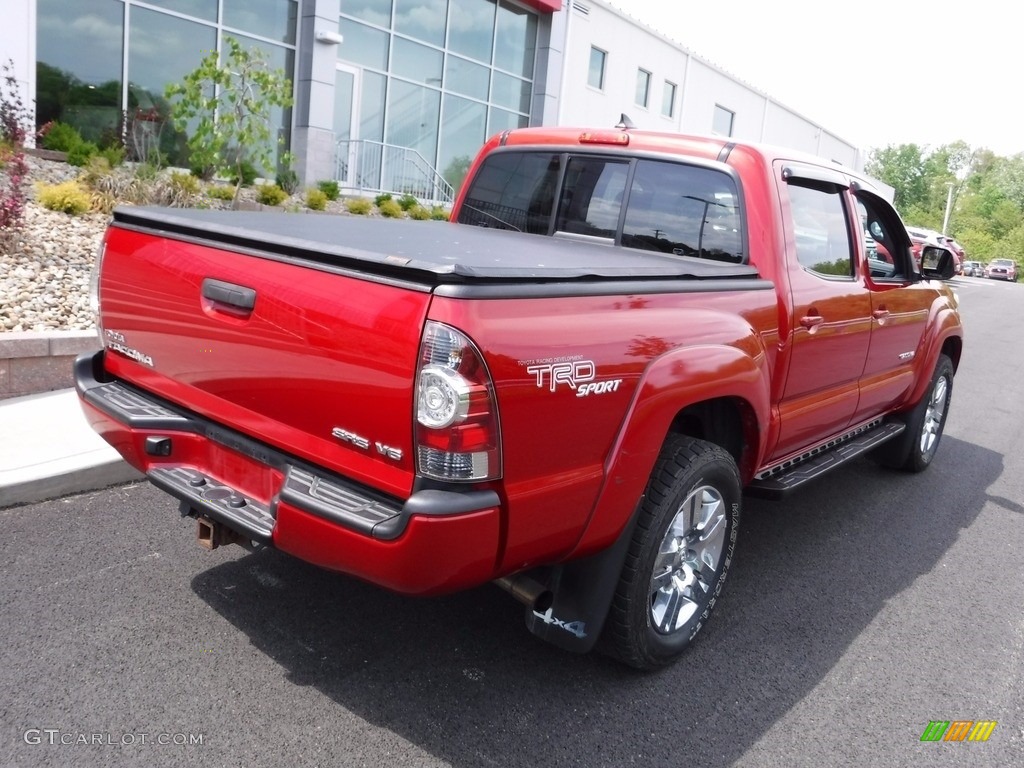 2012 Tacoma V6 TRD Sport Double Cab 4x4 - Barcelona Red Metallic / Graphite photo #11