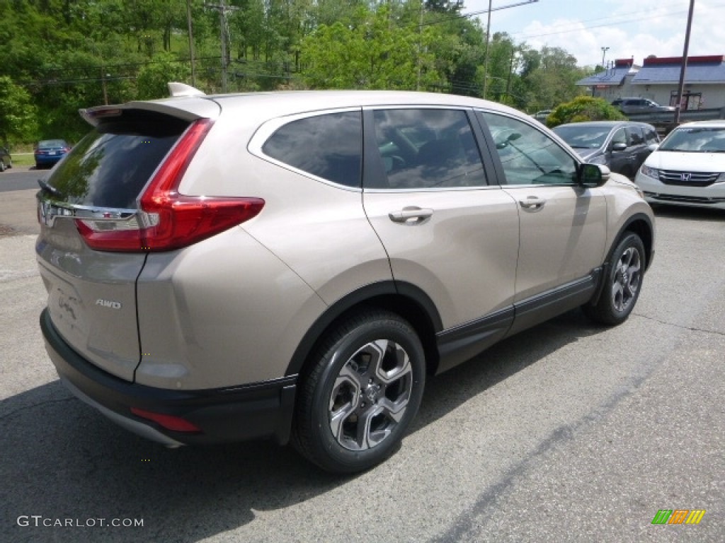 2017 CR-V EX AWD - Sandstorm Metallic / Ivory photo #4