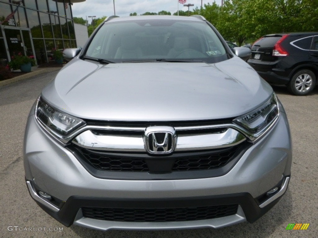 2017 CR-V Touring AWD - Lunar Silver Metallic / Gray photo #6