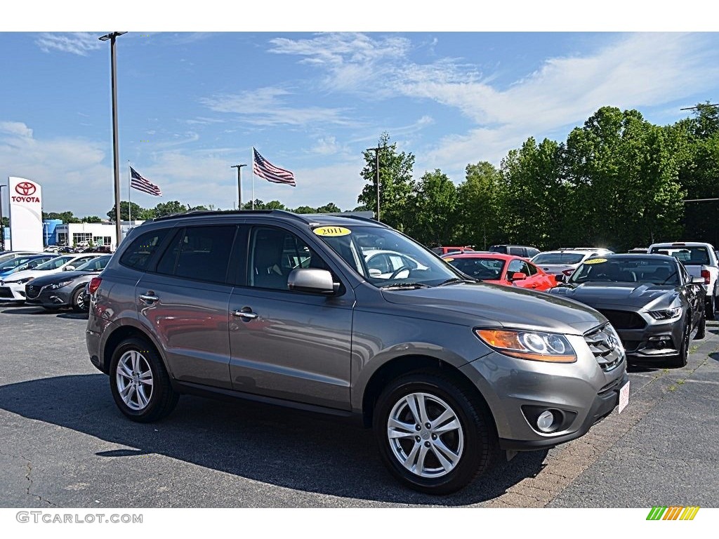 2011 Santa Fe Limited - Mineral Gray / Gray photo #1