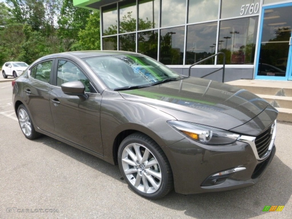 2017 MAZDA3 Grand Touring 4 Door - Titanium Flash Mica / Parchment photo #3