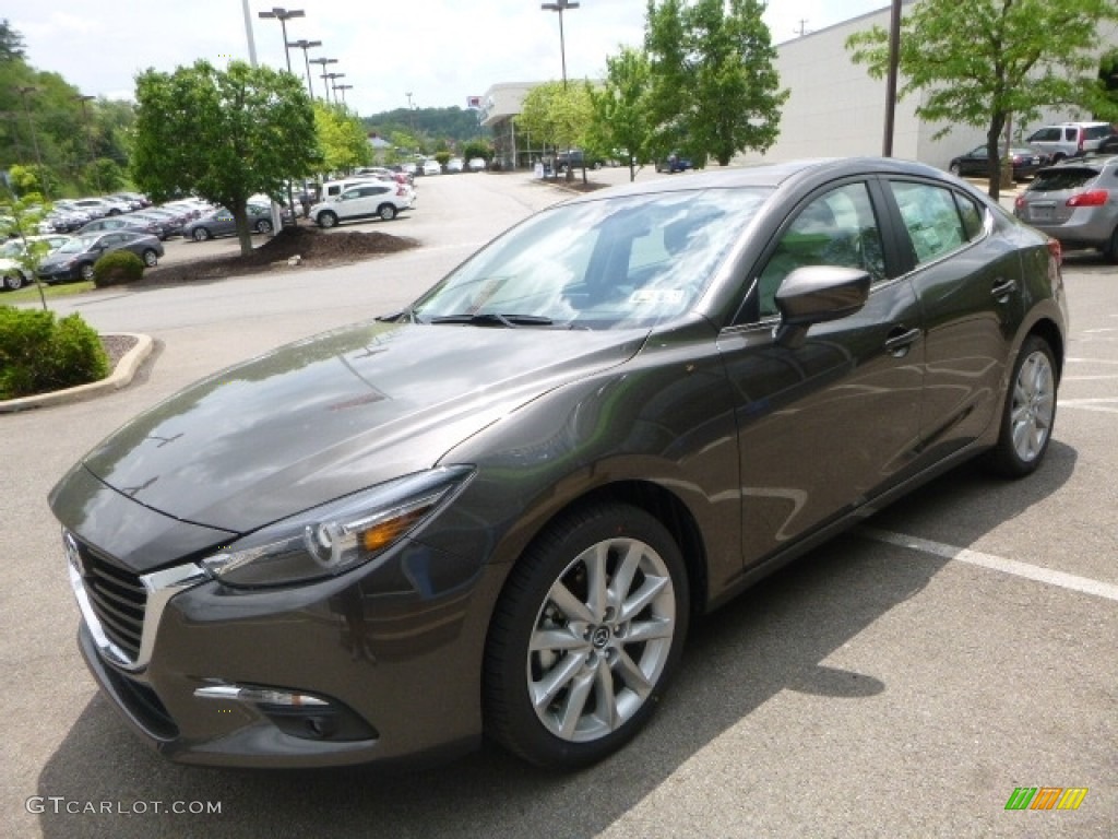 2017 MAZDA3 Grand Touring 4 Door - Titanium Flash Mica / Parchment photo #5