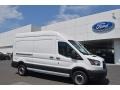 Oxford White 2017 Ford Transit Van 250 HR Long Exterior
