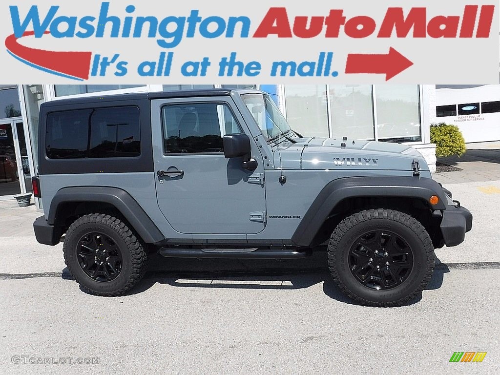2015 Wrangler Sport 4x4 - Anvil / Black photo #1